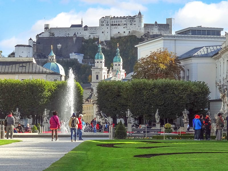 a photo of old Salzburg, home of an Eastern European music festival