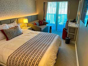 a cabin on the Oceania Allura