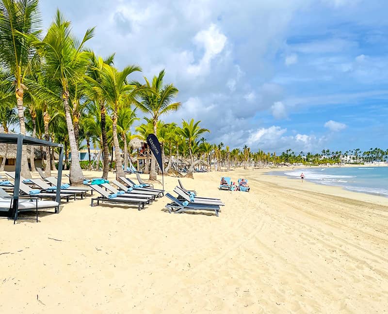 the beach at a Live Aqua Punta Cana