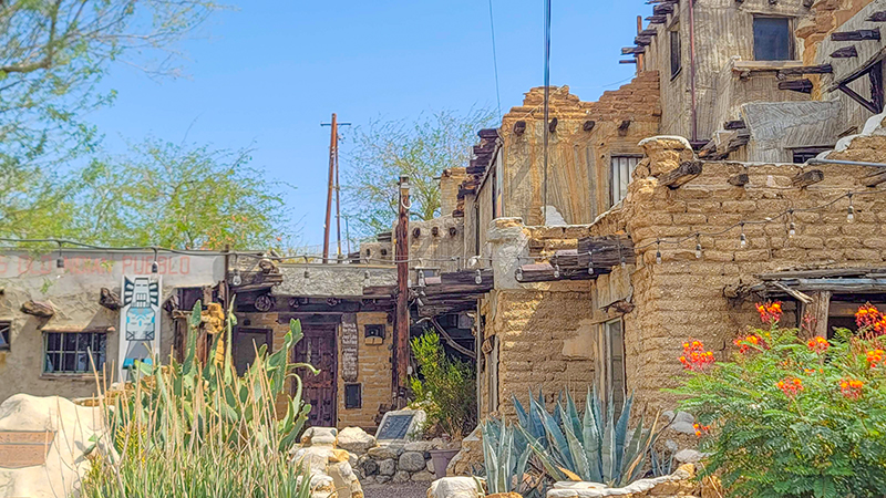 old pueblo buildings